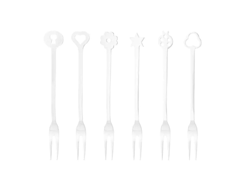 Sambonet Gabel-Set Porta Fortuna 6-teilig, Silber