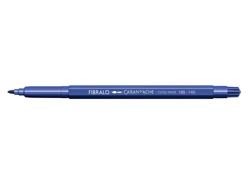 Caran d'Ache Filzstift Fibralo 1 Stück, Ultramarinblau