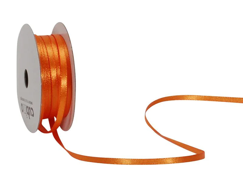 Spyk Satinband 3 mm x 8 m, Orange
