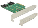 Delock Host Bus Adapter Controller PCIe - M.2, 2xSATA 1xNVMe