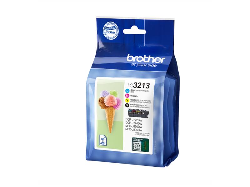 Brother Tintenset LC-3213VAL  Black/Cyan/Magenta/Yellow