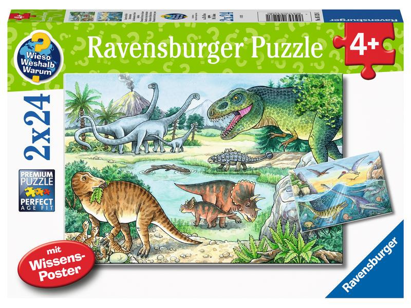 Ravensburger Puzzle Saurier und ihre Lebensräume
