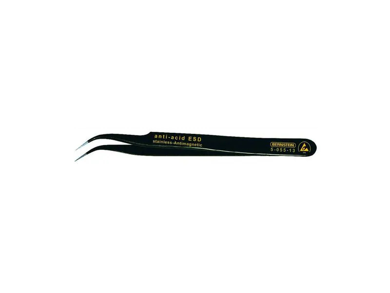 Bernstein Werkzeuge Pinzette ESD SMD, Form 7a 120 mm