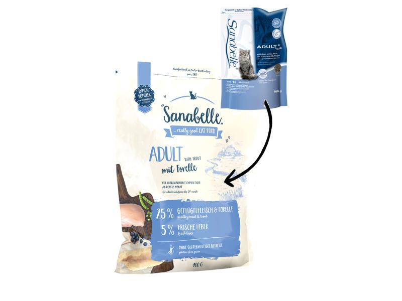 Sanabelle Trockenfutter Adult Forelle, 0.4 kg