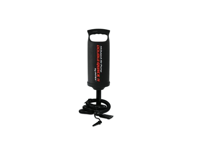 Intex Handpumpe Double Quick II Schwarz