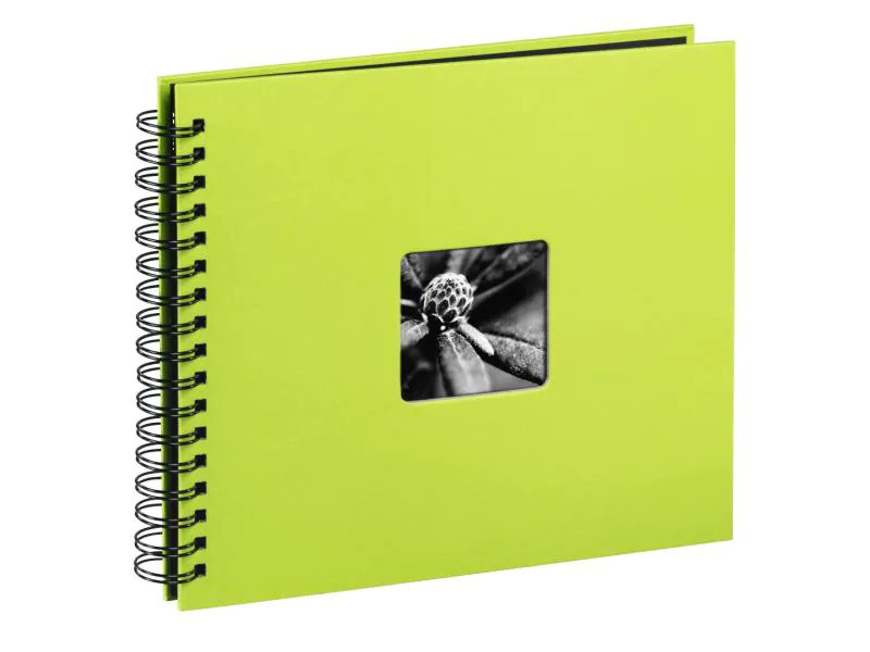 Hama Fotoalbum Fine Art 36 x 32 cm Hellgrün, 50 schwarze Seiten