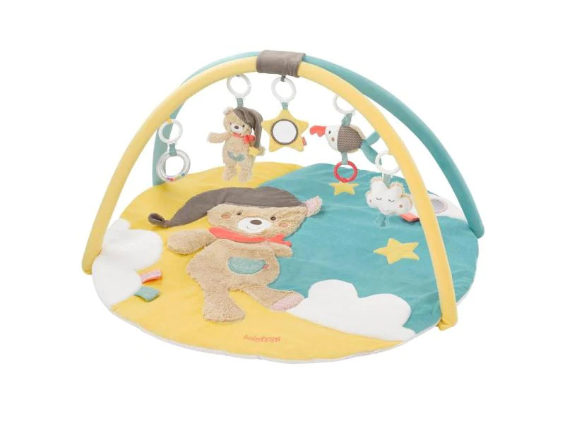 fehn Krabbeldecke mit Spielbogen Bär Bruno