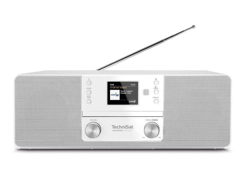 Technisat DAB+ Radio DigitRadio 370 CD BT Weiss