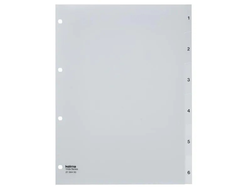 Kolma Register A4 Vista 1-6