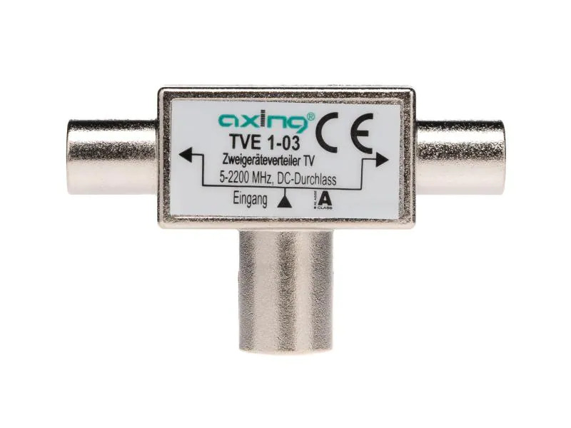 Axing Antennen-Adapter Koax-Zweigeräteverteiler