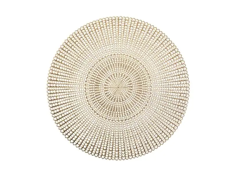 Zeller Present Tischset Cut out Ø 41 cm, Gold