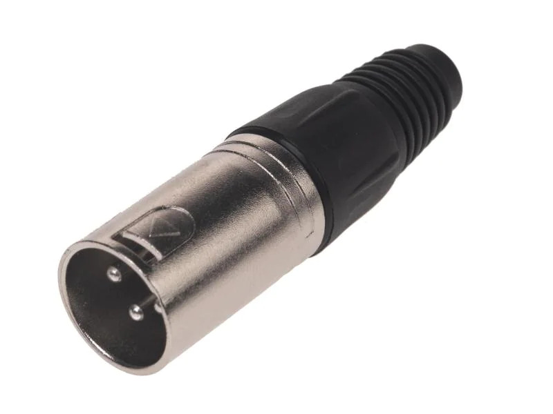 Bemero Stecker BC1001NI-M 3-Pol XLRm male Stecker Nickel