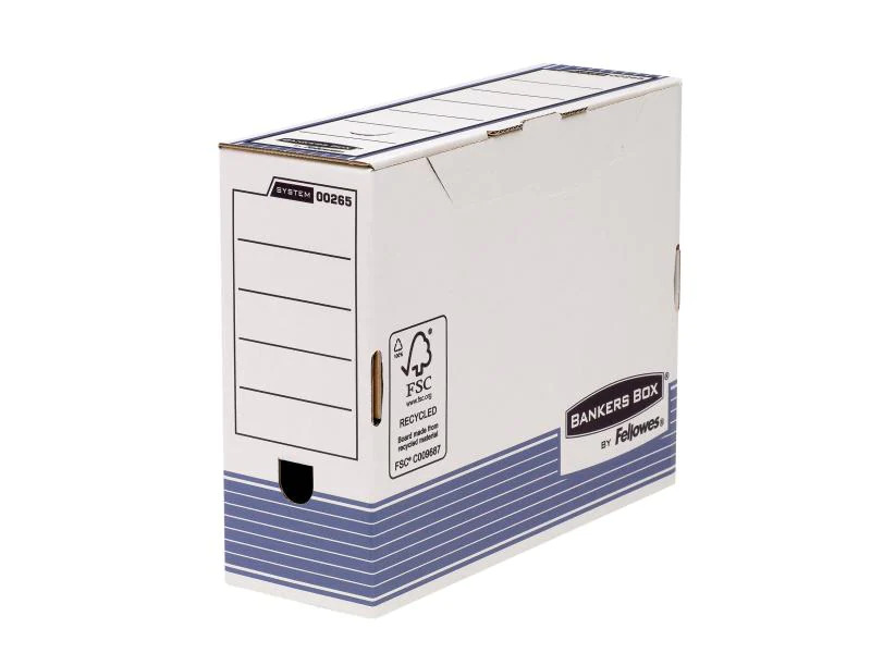 Fellowes Archivschachtel R-Kive Weiss/Blau