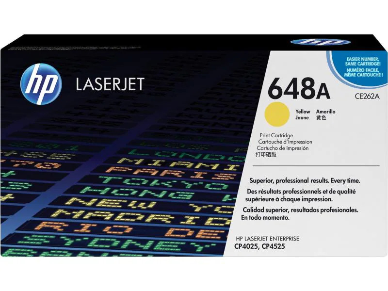 HP Toner Nr. 648A (CE262A) Yellow