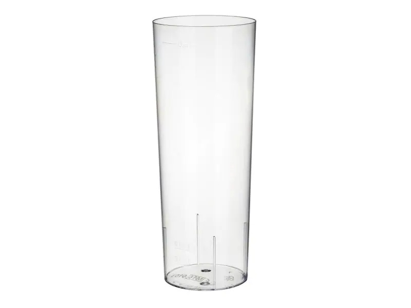 Weita Einwegbecher Longdrink 300 ml 10 Stück, Transparent