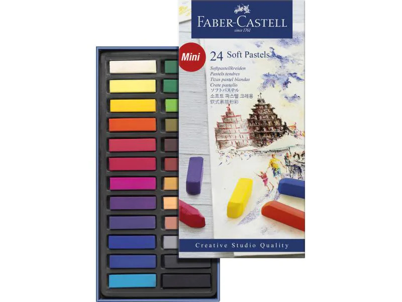 Faber-Castell Pastellkreide Mini 24 Stück