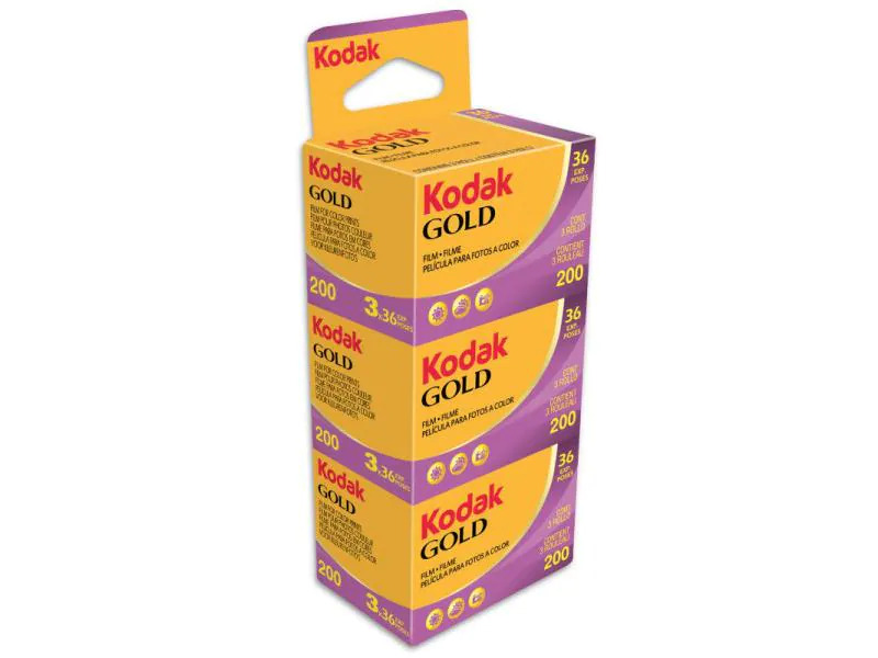 Kodak Analogfilm Gold 135/36 3er-Pack