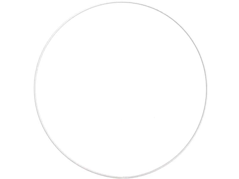Rico Design Metallring 30 cm Weiss 1 Stück