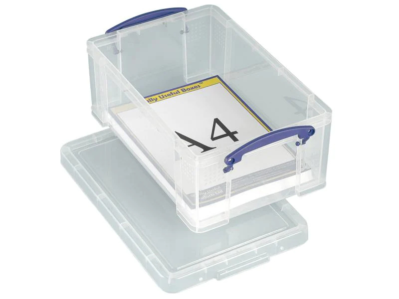 Really Useful Box Aufbewahrungsbox 9 Liter, Transparent