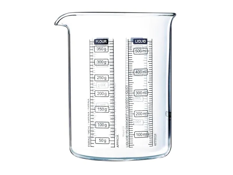 Pyrex Messbecher 5 dl, Transparent