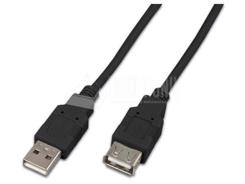 Wirewin USB 2.0-Verlängerungskabel  USB A - USB A 1 m