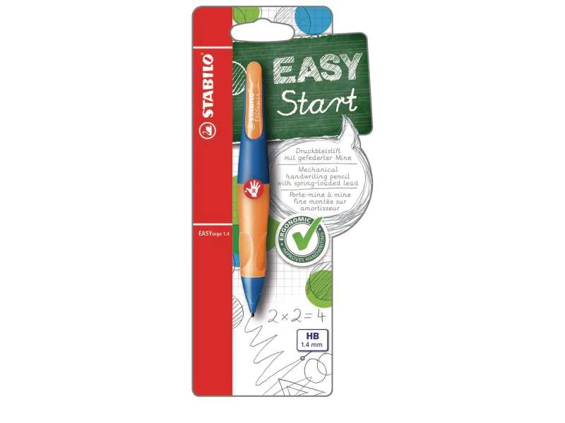 STABILO Minenbleistift EASYergo 1.4 Rechts, Orange/Blau