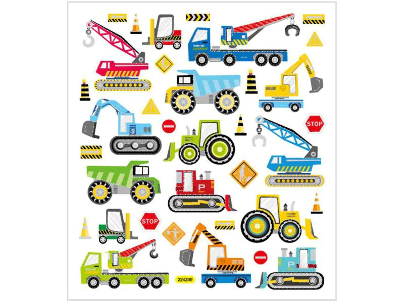 Creativ Company Motivsticker Fahrzeuge, 1 Blatt