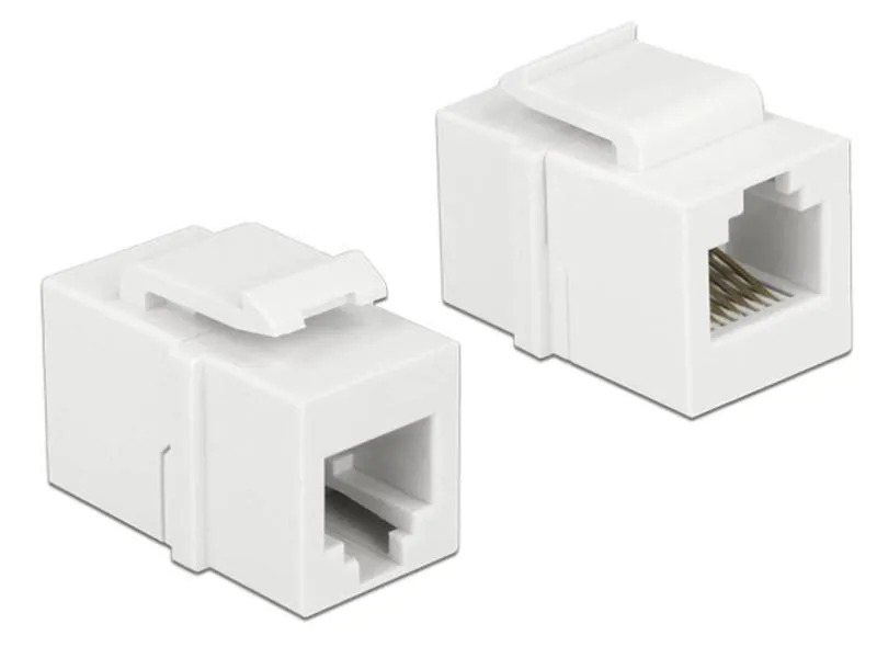 Delock Keystone-Modul RJ-12 Weiss