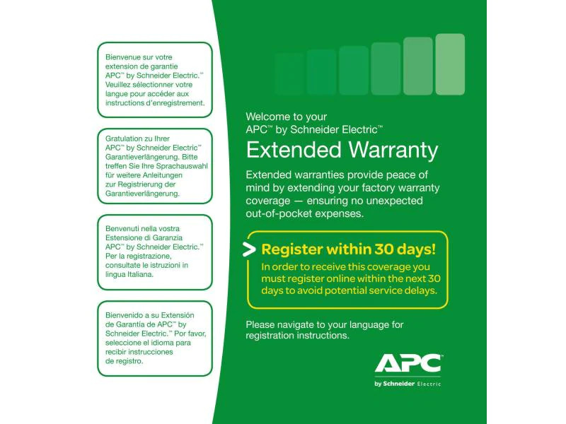 APC Garantieerweiterung WBEXTWAR3YR-SP-01 3 Jahre