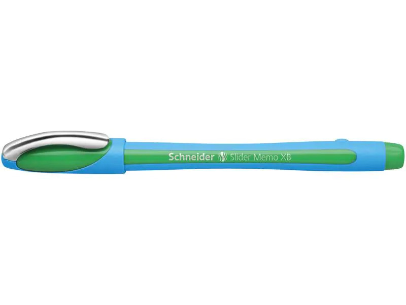 Schneider Kugelschreiber Slider Memo Blau/Grün, 1 Stück