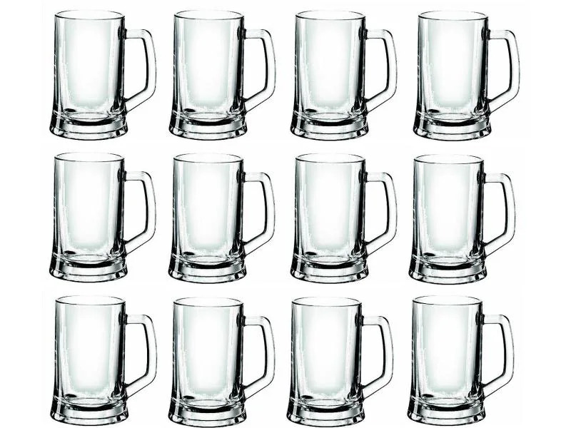 Montana Bierglas Skol 300 ml, 12 Stück, Transparent