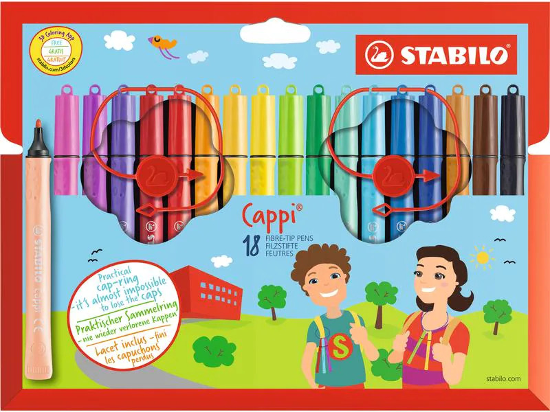 STABILO Cappi, 18 Stück