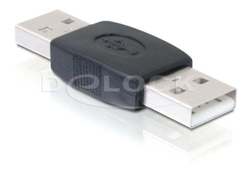 Delock USB 2.0 Adapter USB-A Stecker - USB-A Stecker