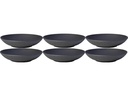 Villeroy &amp; Boch Suppen- &amp; Pastateller Manufacture 23.5 cm, 6 Stück, Schwarz