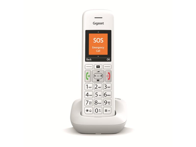 Gigaset Schnurlostelefon E390 Weiss