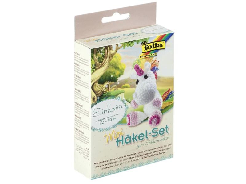 Folia Häkelset Mini Einhorn