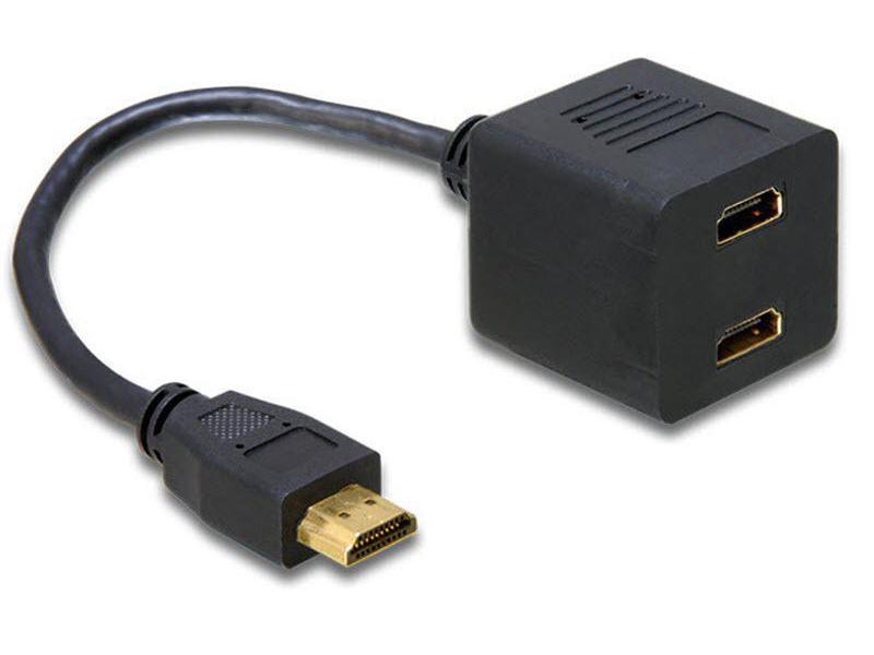 Delock 2-Port Signalsplitter HDMI – HDMI