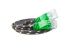 SLIM Slimpatchkabel RJ-45 - RJ-45, Cat 6, UTP, 0.25 m, Grün