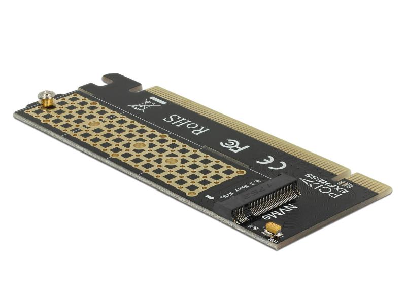 Delock PCIe x16 – M.2, NVMe, Key M