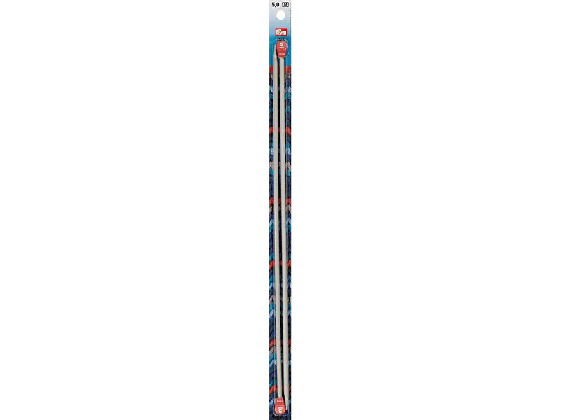 Prym Stricknadeln 5.00 mm, Alu, 2 Stück, Grau