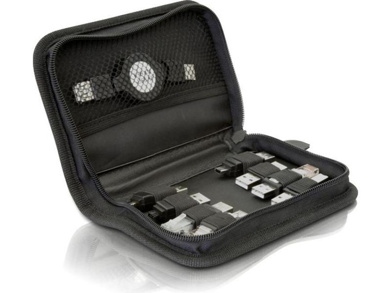 Delock USB 2.0 Adapter 10-teilig, inkl. Tasche
