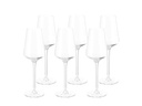 Leonardo Schnapsglas Puccini 220 ml, 6 Stück, Transparent 