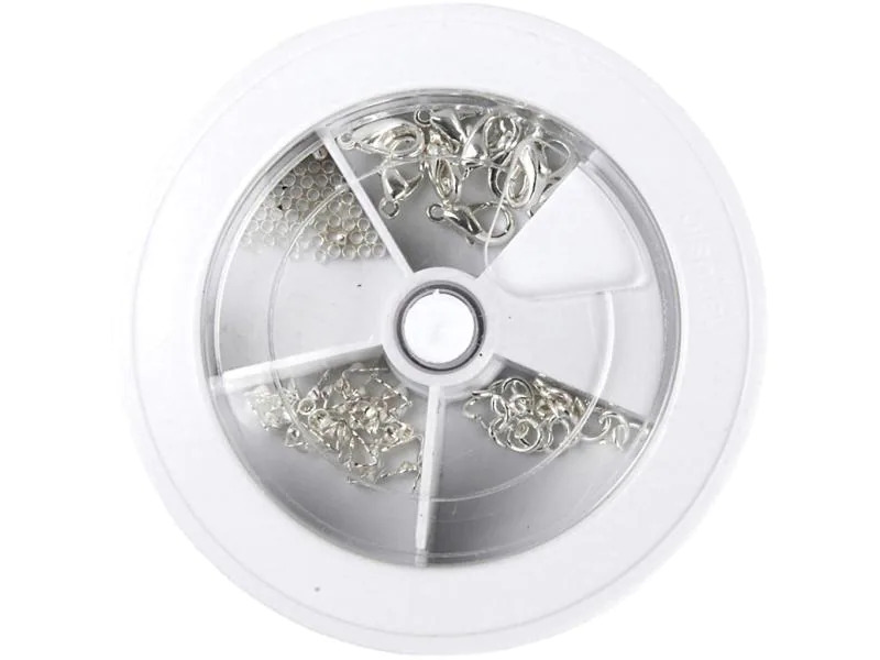 Creativ Company Verschluss Set, versilbert