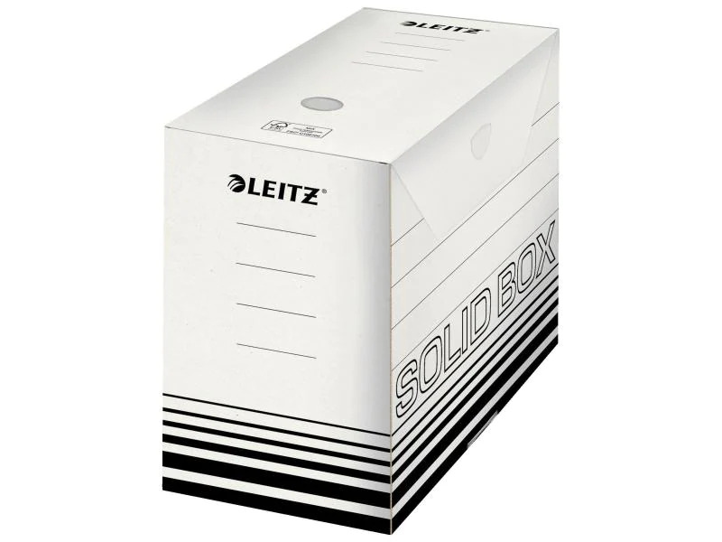 Leitz Archivschachtel Solid, 150 mm 10 Stück, Schwarz