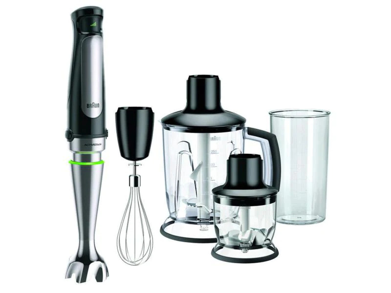 Braun Stabmixer MultiQuick 7  MQ7045X Silber/Schwarz