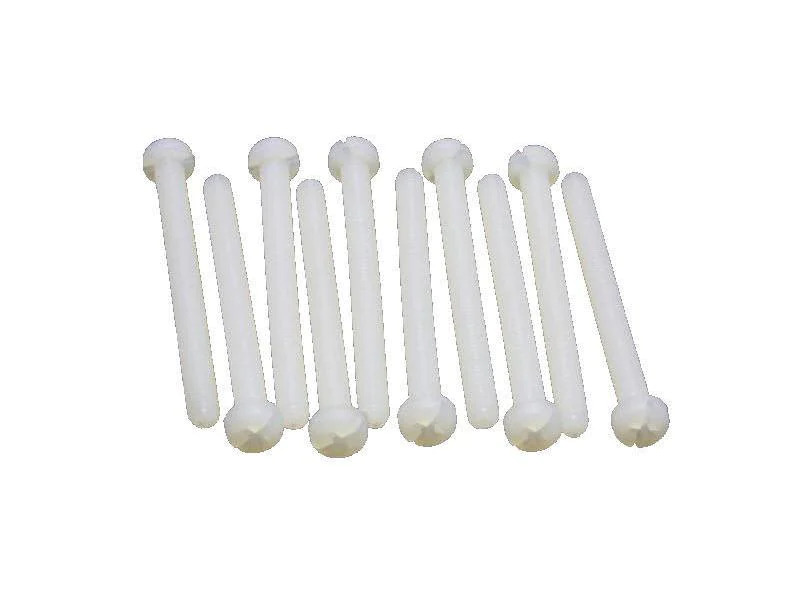 EP Flachkopfschrauben M3x8 mm Nylon