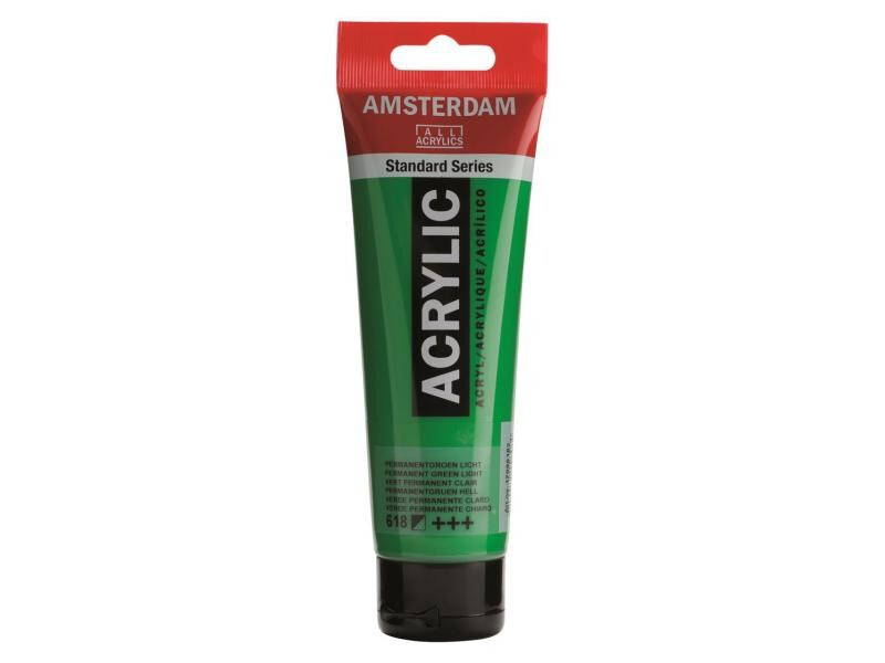 Amsterdam Acrylfarbe Standard 618 Grün halbdeckend, 120 ml