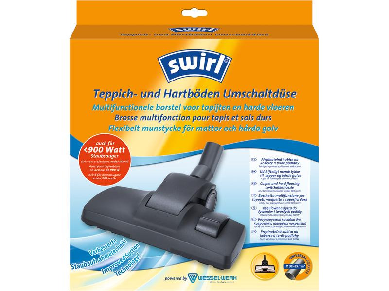 Swirl Staubsaugerdüse Teppich- und Hartböden Umschaltdüse