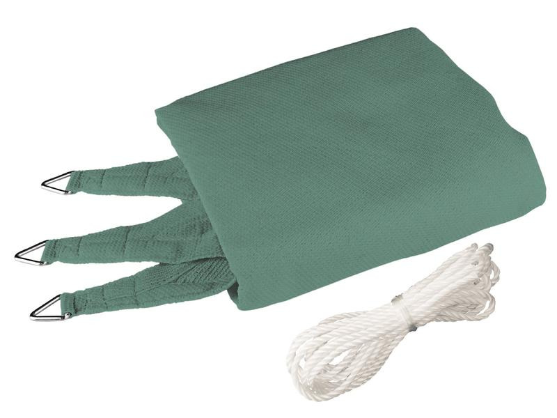 Windhager Sonnensegel 400 cm, Dreieck, Grün