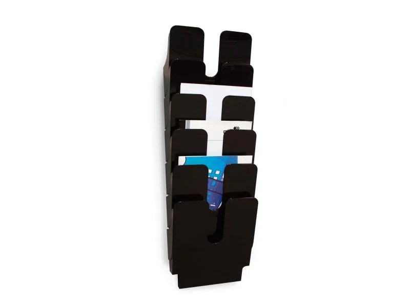 DURABLE Prospektständer Flexiplus 6 A4, Schwarz